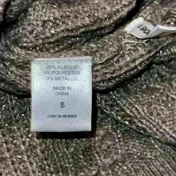 New York and Company tan and gold sweater - Picture 4 of 5